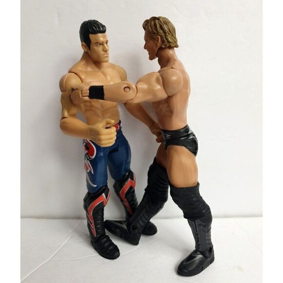 WWE Wrestlers Chris Jericho Evan Bourne Articulated Action Figures Bundle Set - Picture 4 of 4